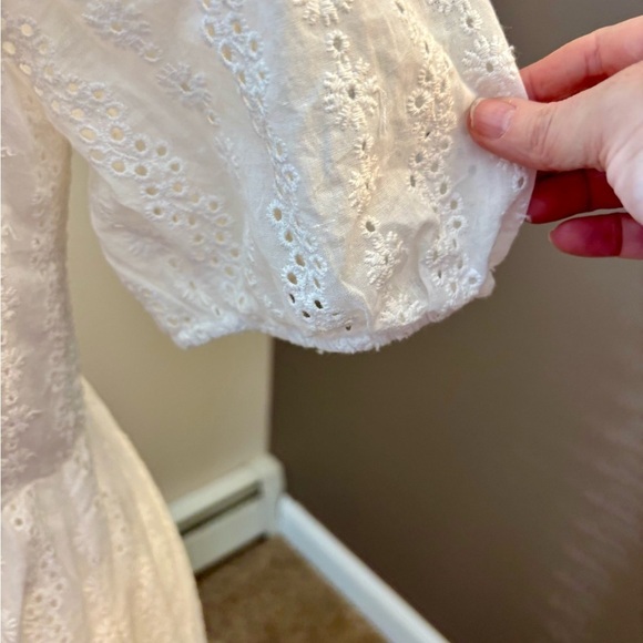 Lost + Wander White Middle of Nowhere Tiered Midi Sundress - Picture 12 of 15